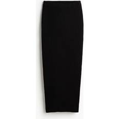 H&M Skirts H&M Rib-knit Skirt Black