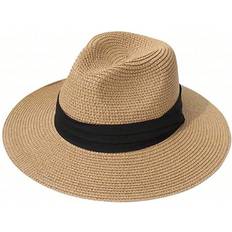 Shein Men Accessories Shein 1pc Unisex Fashionable Panama Straw Hat For Outdoor And Daily Use