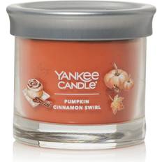 Yankee Candle Interior Details Yankee Candle Pumpkin Cinnamon Swirl Signature Small Tumbler 4.3 oz - Red Scented Candle