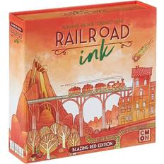 Horrible Games Railroad Ink Blazing Red Edition Board