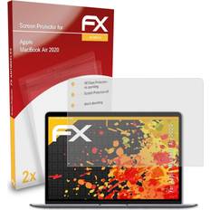 atFoliX 2x screen protection film for apple macbook air 2020 matt&shockproof