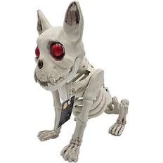 Hvid Skeletter Halloween dyreskelet hvid flere varianter assorteret