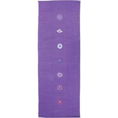 Yoga Mad One Size, Purple Yoga-Mad Cotton Chakra Yoga Rug