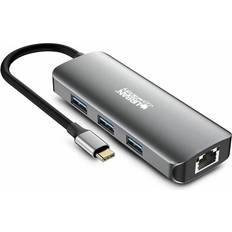 Urban-Factory Grå USB-C Hub MHC55UF