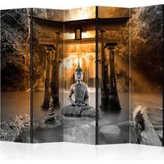 Orange Rumdelere Wonda Skærmvæg Buddha Smile Orange II 225 x 172 cm Rumdeler 225x172cm