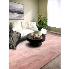Antique Pink Leon High Pile Rug 120 x 170 cm