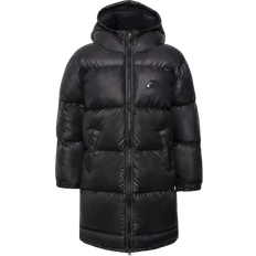 Nike sportswear synthetic fill NIKE Older Kid's Sportswear Heavyweight Synthetic Fill EasyOn Therma-Fit Repel Loose Hooded Parka - Black/Black/Anthracite/Anthracite (FD2842-011)