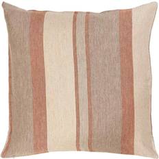 Ib Laursen Stripes Putetrekk Rød, Brun, Beige (50x50cm)