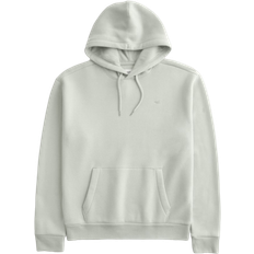 Green - Men Tops Hollister Co. Relaxed Icon Hoodie - Light Sage