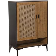 Alexandra House Living Metal Black/Brown Armario 80x115cm