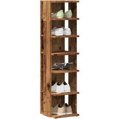 vidaXL 2 Stk 28x27x102 cm Konstrueret Træ Skostativ