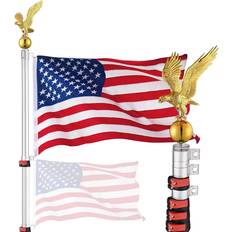 Yescom Eagle Topper Telescopic Flag Pole Kit