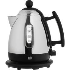 Kettles Dualit cordless mini jug kettle stainless steel polished chrome & black 1ltr