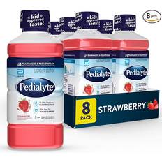 Pedialyte Electrolyte Solution, Strawberry, Hydration Drink, 8 Bottle 8 pcs