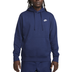 Nike Sportswear Club Hoodie Men - Midnight Navy/White