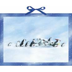 Coppenrath Penguins christmas story large advent calendar 53 x 38 cm glitter and ribbon