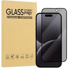 Iiglo iPhone 16 Pro Max 3D Privacy Glass skärmskydd
