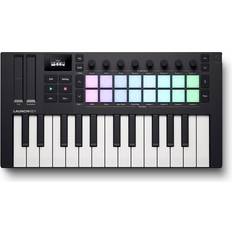 Novation Launchkey Mini 25 [MK4] — Portable 25 Mini-Key, USB, MIDI Keyboard Controller with DAW Chord Mode, Scale Mode, Drum Pads, and Arpeggiator. Includes Music Software Bundle