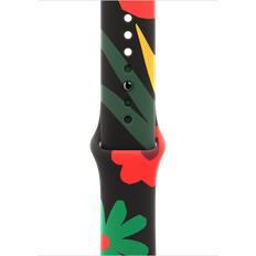 Apple 46mm Black Unity Sport Band - Unity Bloom M/L