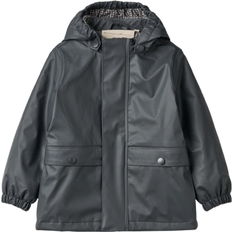 Wheat Kid's Aju Thermal Rain Jacket - Dark Ink