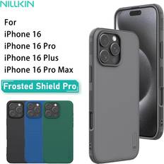 Handyhülle für iphone 16 pro max nillkin case cover futeral tasche dunkelblau