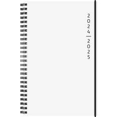 Adlibris Kalender 24/25 A5 Plain White 18 mån