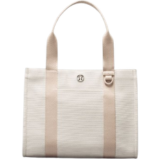 Unisex Totes & Shopping Bags Lululemon Two-Tone Canvas Tote Bag 10L - Mojave Tan/Light Ivory