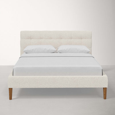 AllModern Abba Upholstered Bed - Sheepskin Natural California King