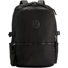 Black - Men Backpacks Lululemon New Crew Backpack 22L Logo - Black