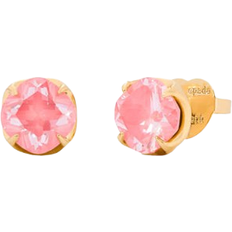 Kate Spade Pop Of Joy Flower Studs - Gold/Pink