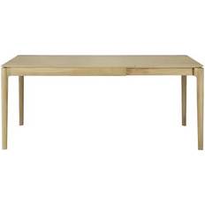 Ethnicraft Matbord Ethnicraft Bok Extendable Dining Table 120/180 Oak Träfärgad Trä Matbord