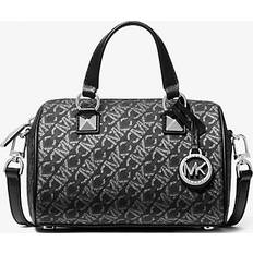 Handtaschen Michael Kors Grayson Small Metallic Empire Monogram Duffel Crossbody Bag