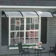 Shein Outsunny Front Door Canopy Outdoor Awning X cm Rain Shelter For Window Porch And FrontBack Door Clear