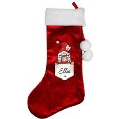 Red Stockings Personalised Memento Company Gonk Red Stocking 28cm