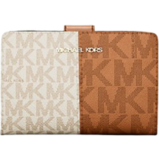 Wallets & Key Holders Michael Kors Jet Set Medium Two Tone Logo Wallet - Deer Multi