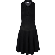 Polyamide Dresses Alaïa Piquet Polo Dress - Noir Alaia