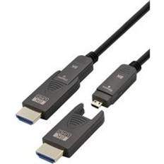 Kablar Maxtrack HDMI-Fiberkabel C504-30ML 8K=60Hz 4K=120Hz 2 Adaptrar