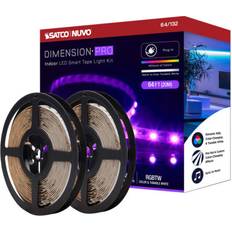 Light Strip Nuvo Lighting 64/132 Dimension Pro 65' Long Color Changing RGB Smart Tape White Light Strip