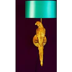 WERNS Parrot Percy Left Gold/Turquoise Wandleuchte