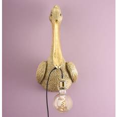 WERNS Pelikan Pelikanus Gold Wall light
