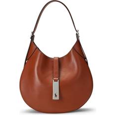 Polo Ralph Lauren Polo Polo ID Leather Shoulder Bag, Whiskey