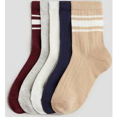 H&M Socks H&M Beige 5-pack ribbed socks 1.5-3.5