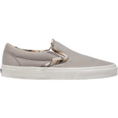 Gray - Women Low Shoes Vans Classic Slip-On - Field Daze Drizzle