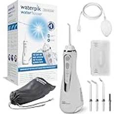 Waterpik cordless Waterpik Cordless Advanced Flosser, Sladdlös Mundusch Med Tre Inställningar För Vattentryck, Avlägsnar Plack, Perfekt För Resan Eller Mindre Badrum, USB-laddare, Vit WP-580EU