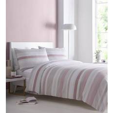 Textiles Simply Stripes Set Bedding - - One Size Duvet Cover Pink