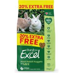 Burgess Excel Adult Rabbit With Mint 4 x 1.8 kg - One Size