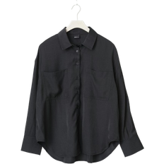 Gina Tricot Chunky Shirt - Offblack