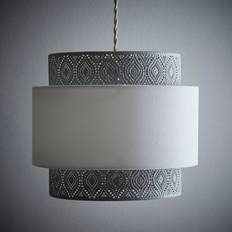 E26 Ceiling Lamps K LIVING Simone And Satin Nickel Light - One Size Pendant Lamp