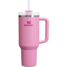 Steel Travel Mugs Stanley Quencher H2.0 FlowState Steel Vacuum Insulated Tumbler with Lid and Straw Travel Mug