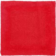 Red Bathtub & Shower Accessories Homescapes Luxury Reversible Cotton Bath Mat